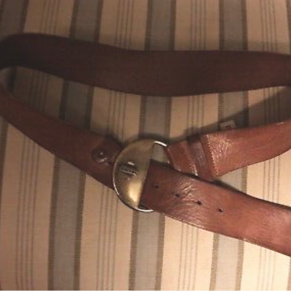 Diesel brand Vintage men’s leather belt with unique brass buckle #diesel #mens